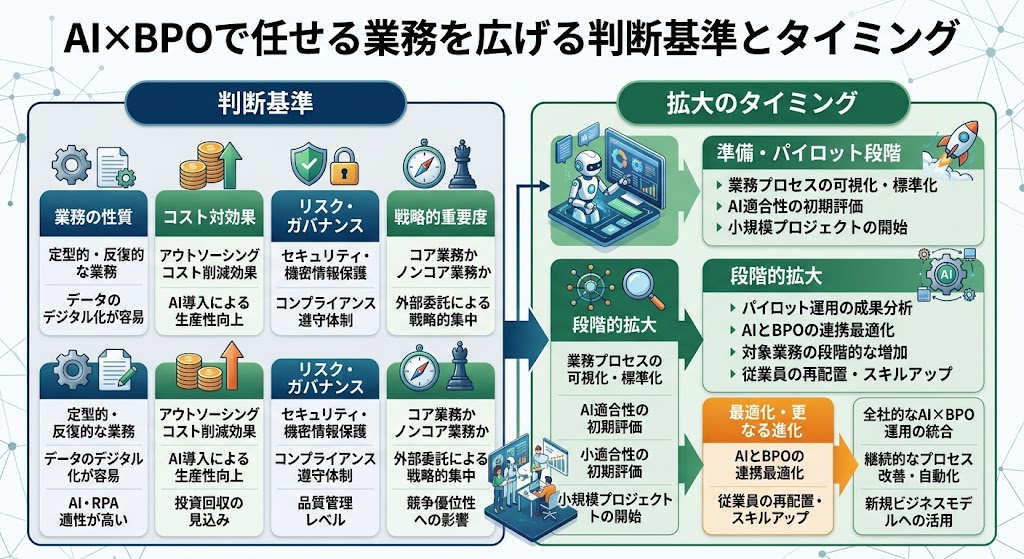 AI×BPOで任せる業務を広げる判断基準とタイミング